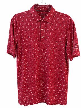 Johnnie-O Chileno Bay Golf Club Surfer Print Polo